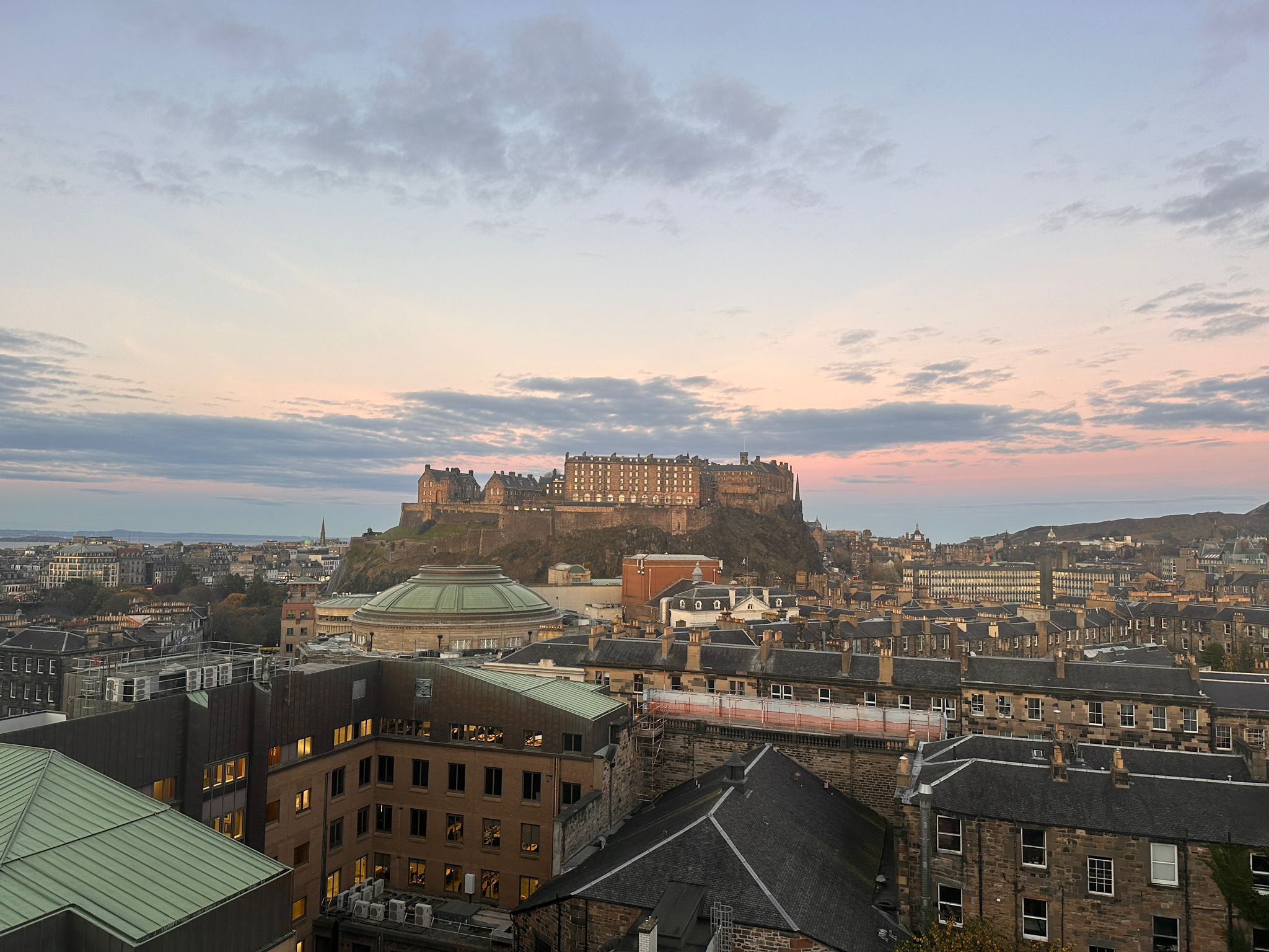 Edinburgh Castle from Brodies LLP offices